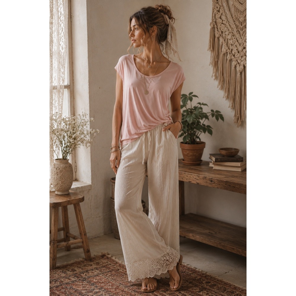 Banana Republic Petite Pink Cap Sleeve Scoop Neck Viscose Blend‎ Tee Top Large P